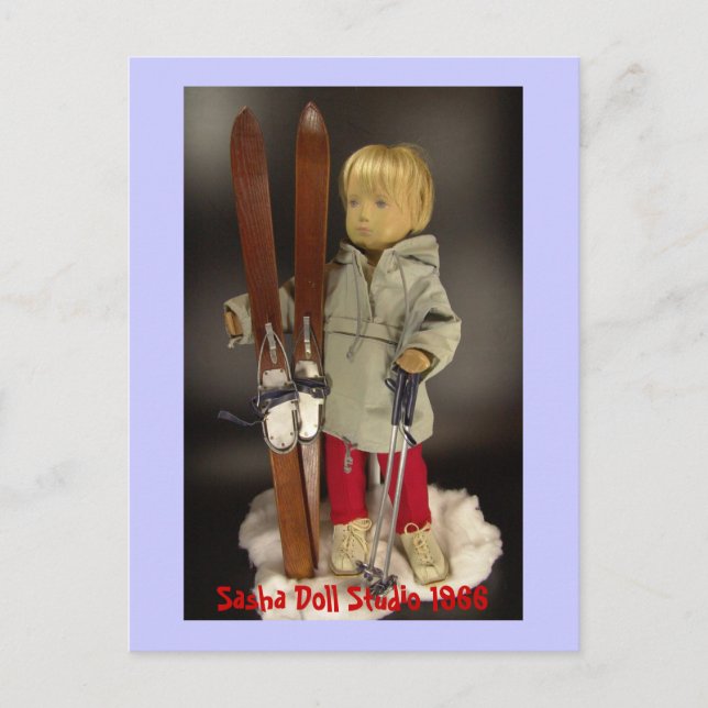 Sasha Studio Docka Postkort Vykort (Framsida)