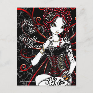 Sasha Valentines dag Fairy Postcard Helg Vykort