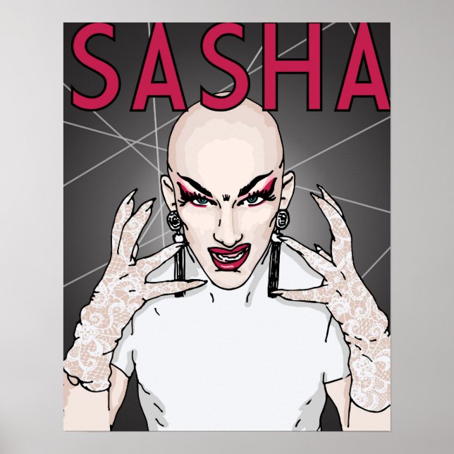 Sasha Velour Poster (Framsidan)