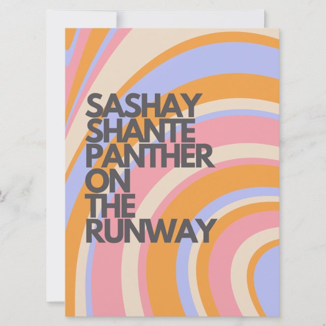 Sashay Shante Drag Tävling (Framsida)