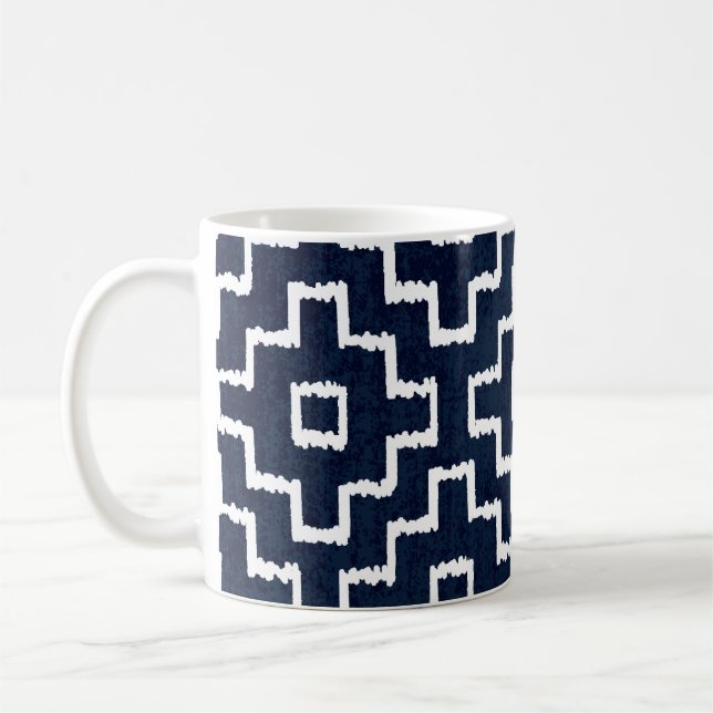 Sashiko Mönster: Traditionell japansk broderiy Kaffemugg (Vänster)