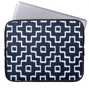 Sashiko Mönster: Traditionell japansk broderiy Laptop Fodral