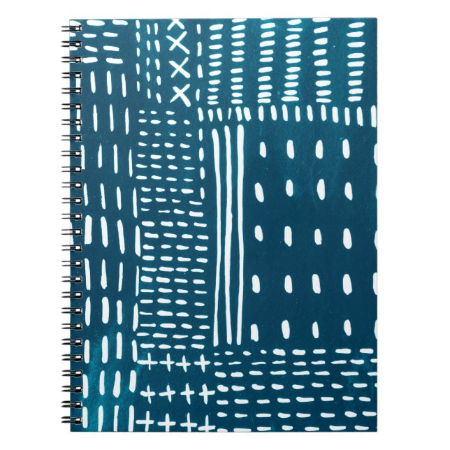 Sashiko Stitches Anteckningsbok (Framsidan)