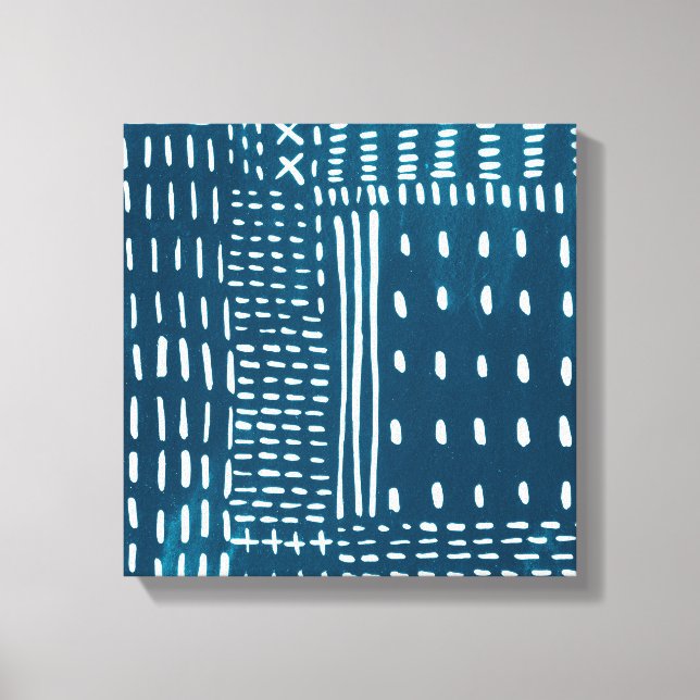 Sashiko Stitches Canvastryck (Framsida)