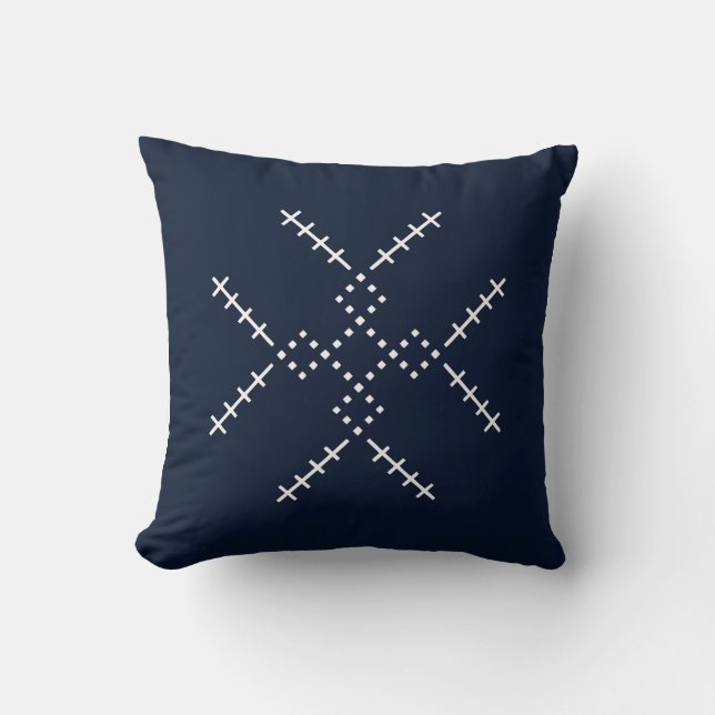 Sashiko Stitching Kudde (Framsida)