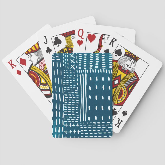 Sashiko Stites Casinokort (Baksidan)
