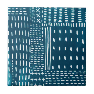 Sashiko Stites Kakelplatta