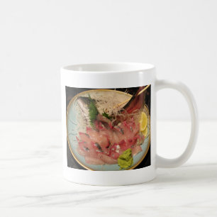Sashimi 刺 身.. Japansk mat Kaffemugg