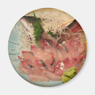 Sashimi 刺 身.. Japansk mat Magnet