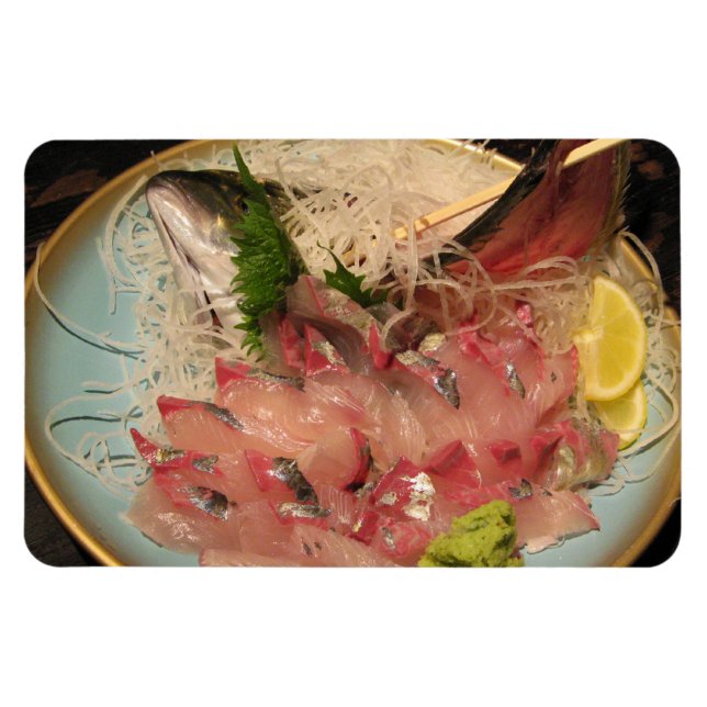 Sashimi 刺 身/japansk mat magnet (Horisontell)