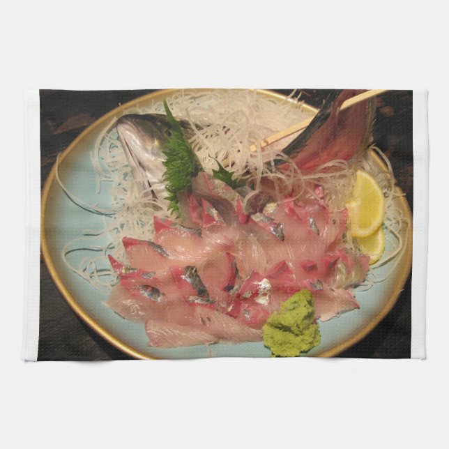 Sashimi 刺 身 kökshandduk (Horisontell)