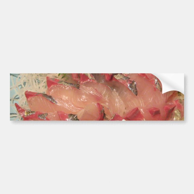 Sashimi 刺 身 råfisk bildekal (Framsidan)
