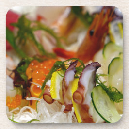 Sashimi Salmon Fish Food Seafood Japanska Underlägg