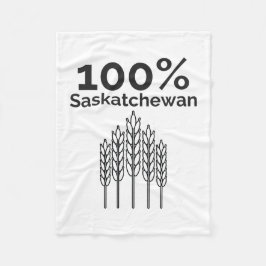 Saskatchewan bonde fleecefilt