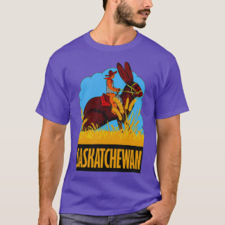 Saskatchewan Canada Vintage Travel T Shirt