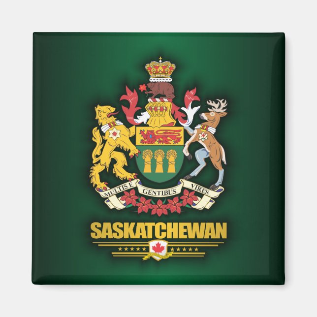 Saskatchewan COA Magnet (Framsidan)