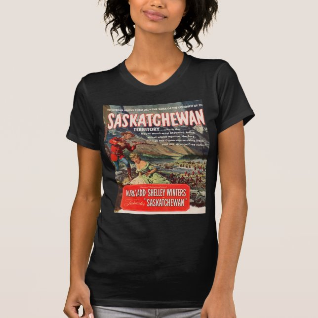 Saskatchewan filmaffisch 1954 tee (Framsida)