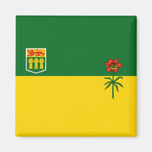 Saskatchewan Flagga Magnet
