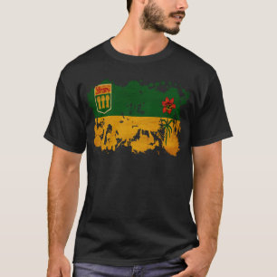 Saskatchewan flagga t-shirt