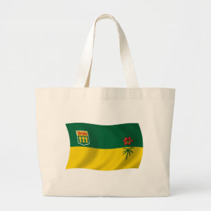 Saskatchewan Flagga Totebag Jumbo Tygkasse