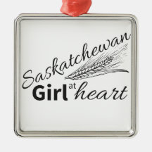 Saskatchewan flicka på hjärta