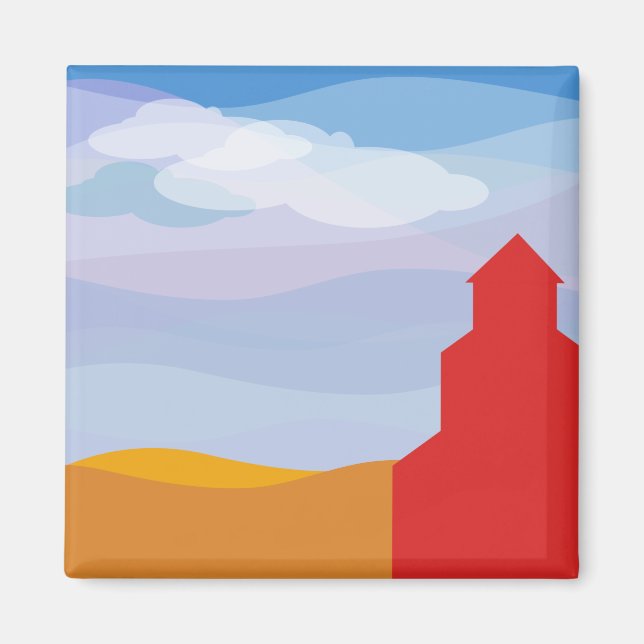 Saskatchewan Grain Elevator Magnet (Framsidan)