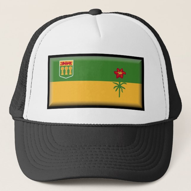 Saskatchewan (Kanada) flagga Truckerkeps (Framsida)
