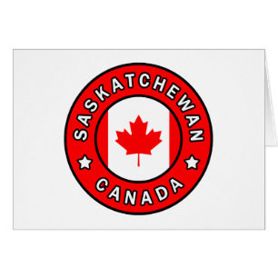 Saskatchewan Kanada Hälsningskort