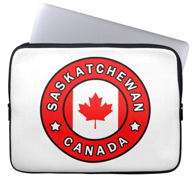 Saskatchewan Kanada Laptop Sleeve (Framsidan)