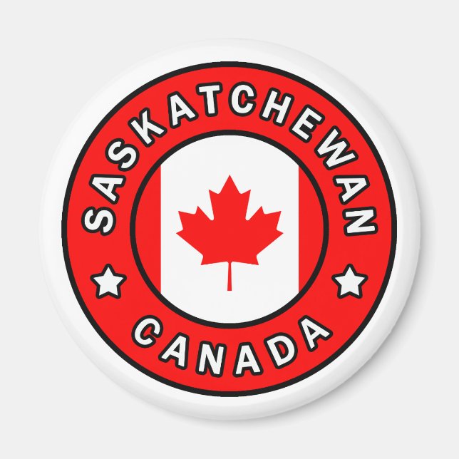 Saskatchewan Kanada Magnet (Framsidan)