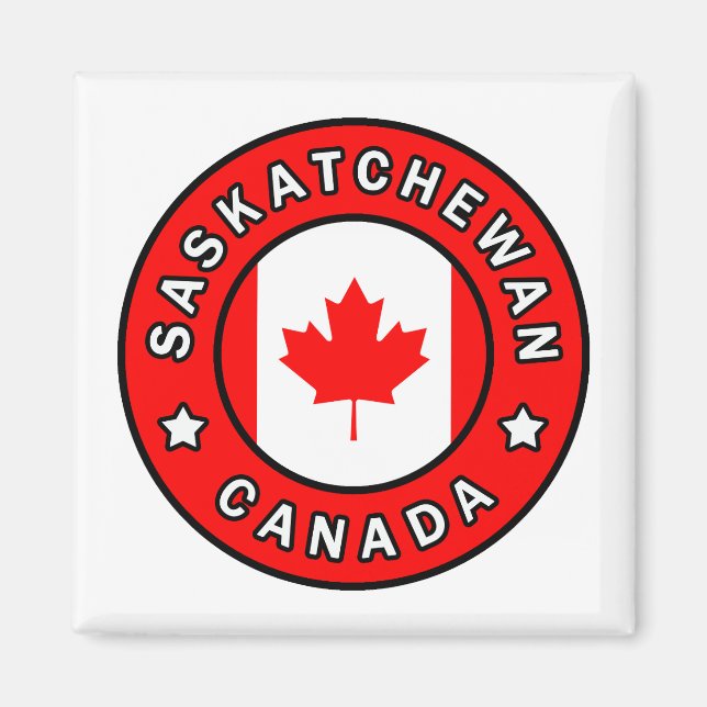 Saskatchewan Kanada Magnet (Framsidan)