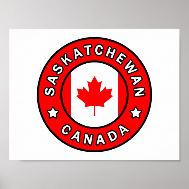Saskatchewan Kanada Poster (Framsidan)