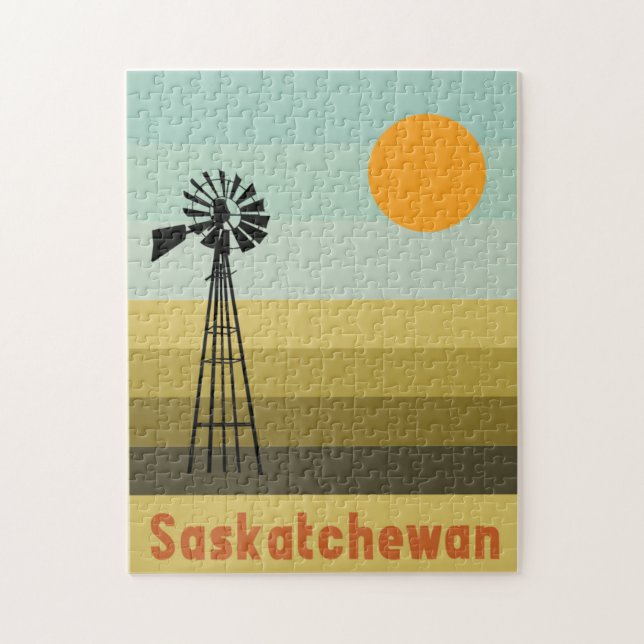 Saskatchewan Kanada Pussel (Vertikal)