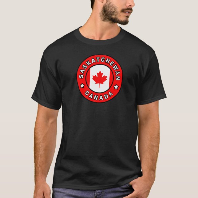 Saskatchewan Kanada T Shirt (Framsida)