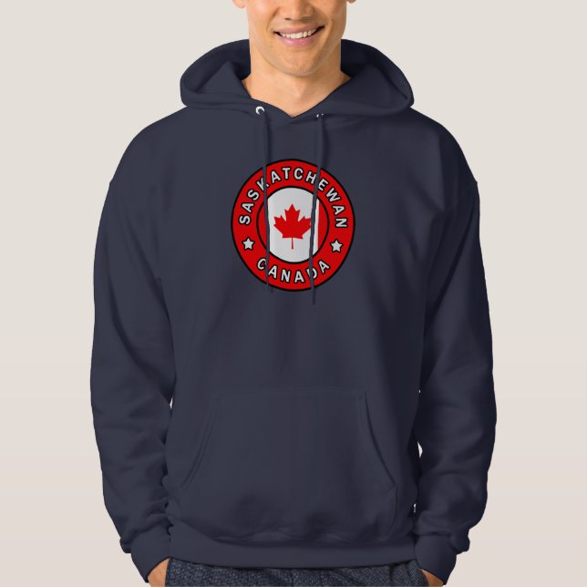 Saskatchewan Kanada Tröja Med Luva (Framsida)