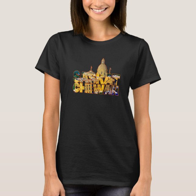 Saskatchewan Legislation Bygger Regina Saskatoon T Shirt (Framsida)