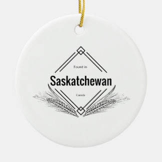 Saskatchewan - som finnas i Saskatchewan Julgransprydnad Keramik