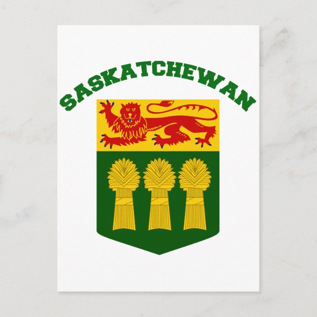 SASKATCHEWAN VYKORT (Framsida)