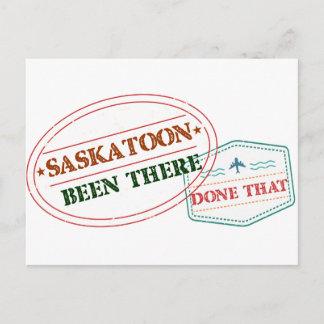 Saskatoon Been gjorde det Vykort
