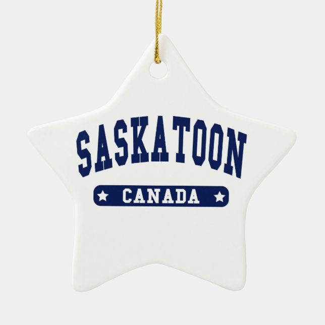 Saskatoon Julgransprydnad Keramik (Framsidan)