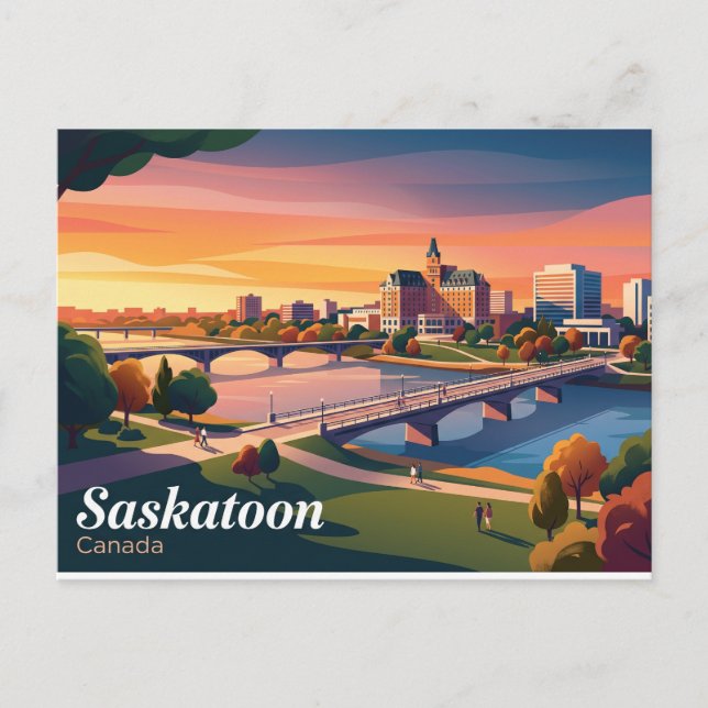 Saskatoon Kanada Vykort (Framsida)