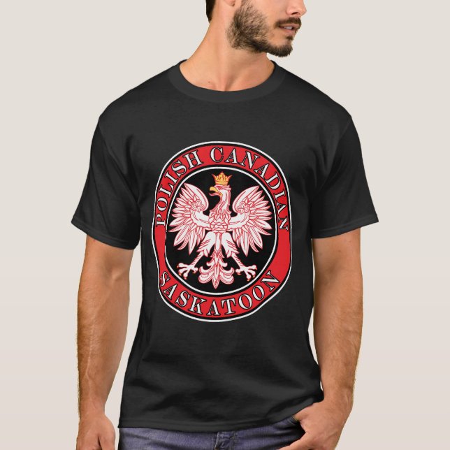 Saskatoon polska Canadian Eagle Tee (Framsida)