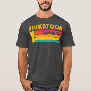 Saskatoon Saskatchewan Canada Vintage Distress S T Shirt