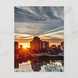 Saskatoon Sunset Vykort