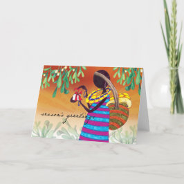 Säsong av glädje helgkort