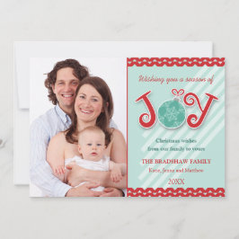 Säsong av Joy Helgdag Photo Julkort