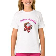 Säsong av leenden.” – Söt jul-T-shirt för bebisar