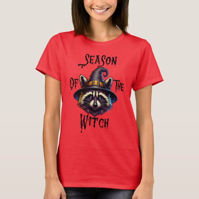 Säsong av Witch, Lena Witch Raccoon T Shirt (Framsida)