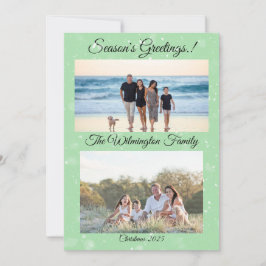 Säsong Bauble Family Photo-julklapp Kort