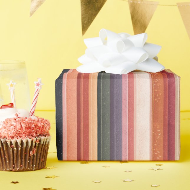 Säsong Fall Stripe Presentpapper (Födelsedagsfest)
